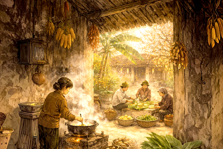 Mùi hương của những ngày cuối năm xa xưa