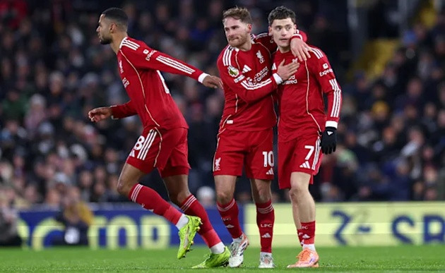 Florian Wirtz rực sáng giúp Liverpool giành điểm trước Fulham trong cơn khủng hoảng nhân sự