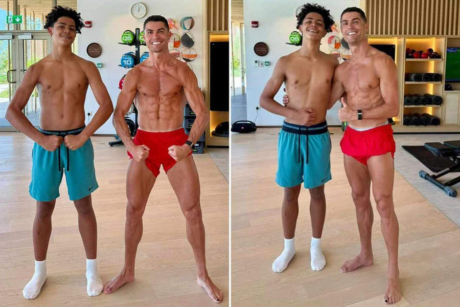 Cristiano Jr chạm mốc 1m83 ở tuổi 15: Bản thiết kế thể chất vượt trội so với Ronaldo
