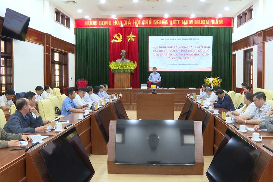 Lâm Đồng khẩn trương hoàn thiện thủ tục, sớm khởi công các trường nội trú vùng biên
