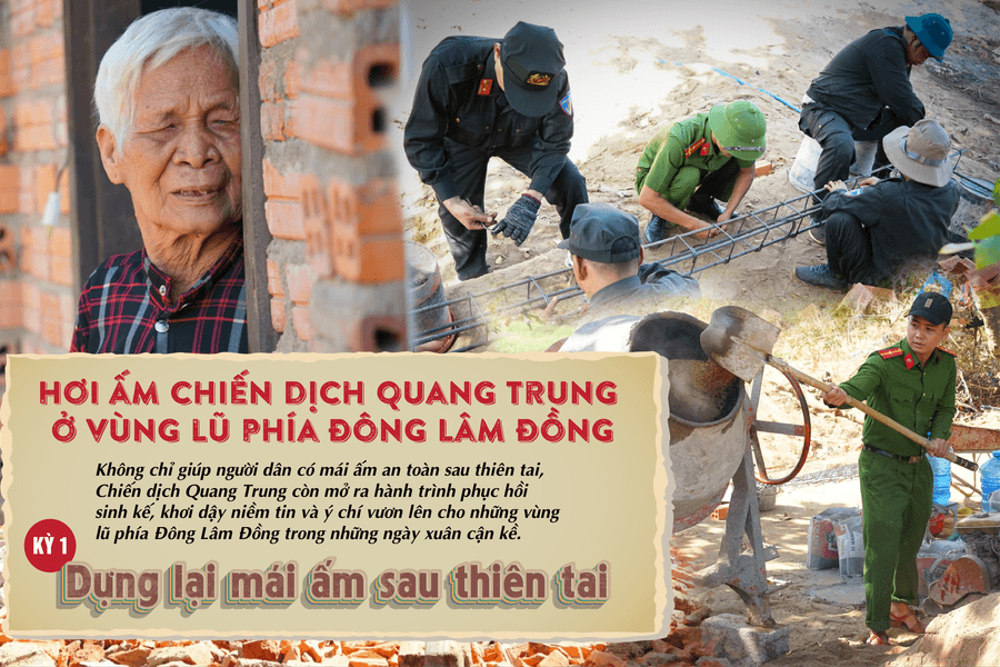 Dựng lại mái ấm sau thiên tai