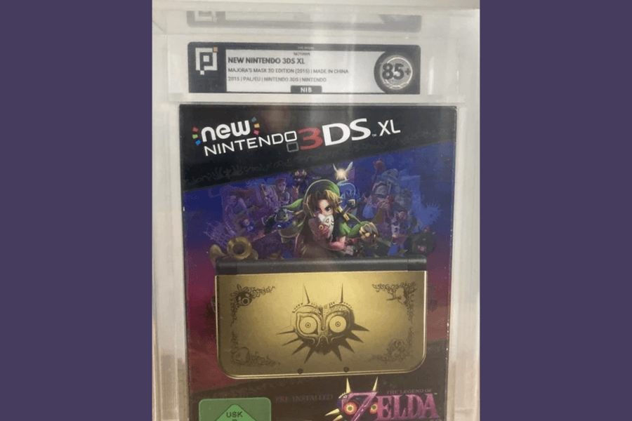 Nintendo 3DS Majora’s Mask đạt giá 1.500 USD và cảnh báo an toàn từ pin niêm phong