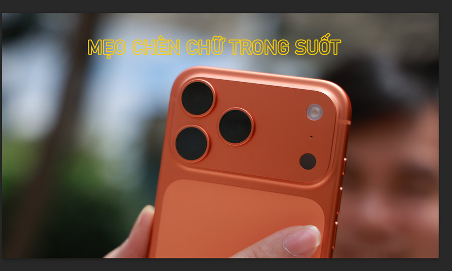Cách làm chữ trong suốt trong Photoshop chuyên nghiệp chỉ với vài bước đơn giản