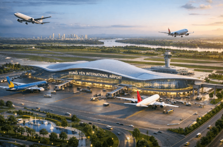 Quy hoạch sân bay quốc tế mới tại Hưng Yên: Cách Nội Bài 60km, thực hiện sau năm 2030