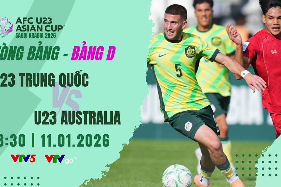 Lịch thi đấu U23 châu Á 2026 ngày 11/1: U23 Thái Lan đối đầu thử thách U23 Iraq