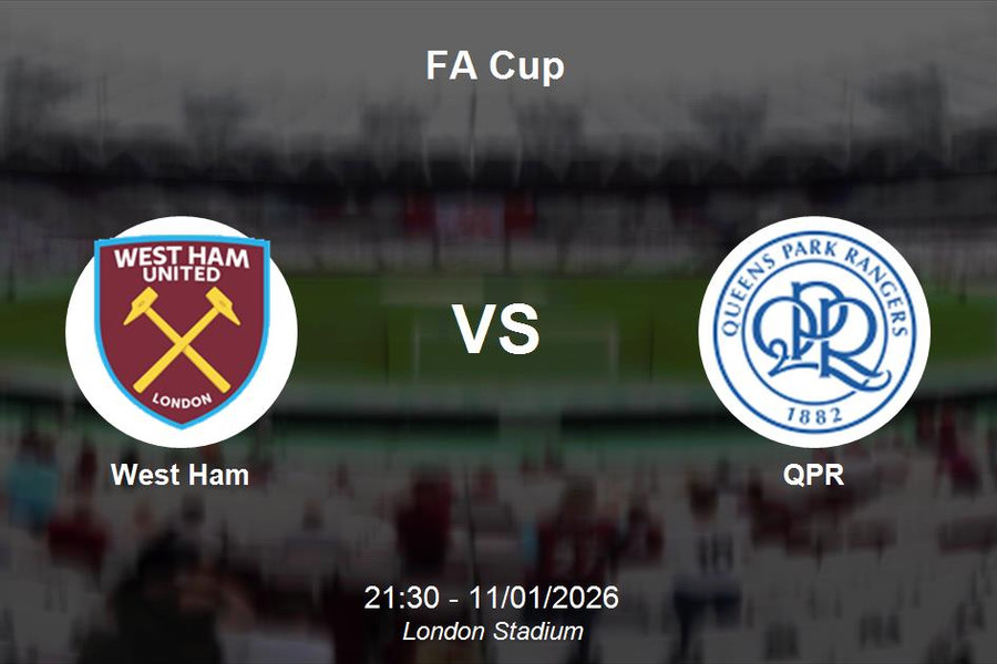 Nhận định West Ham vs QPR - Vòng đấu FA Cup: Thử thách cho tham vọng của The Hammers