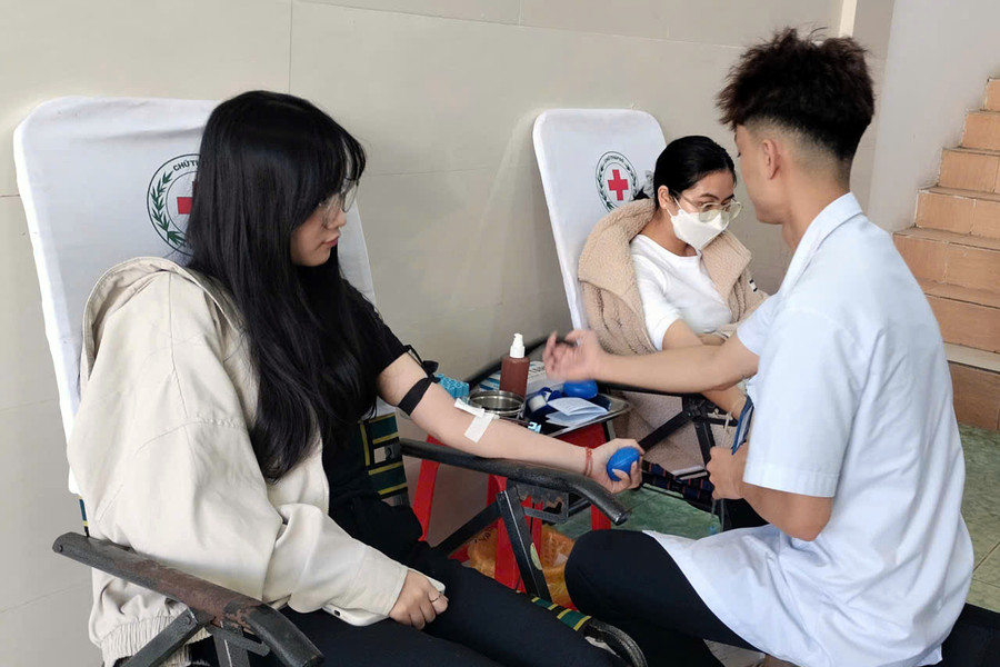 Bệnh viện Đa khoa tỉnh Lâm Đồng tiếp nhận 97 đơn vị máu