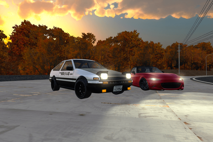 Game đua xe Initial Drift Online lấy cảm hứng từ Initial D đang miễn phí trên Steam