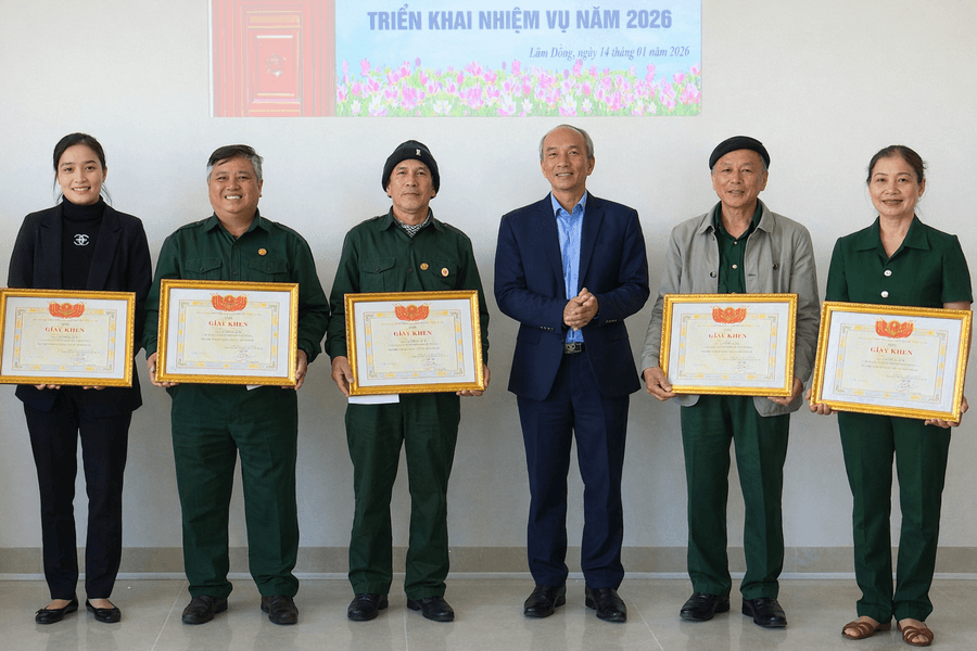 Hội Cựu Thanh niên xung phong Lâm Đồng triển khai nhiệm vụ năm 2026