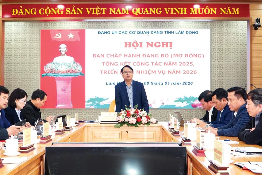 Đảng bộ Các cơ quan Đảng tỉnh Lâm Đồng: Khẳng định vai trò nòng cốt trong công tác xây dựng Ðảng