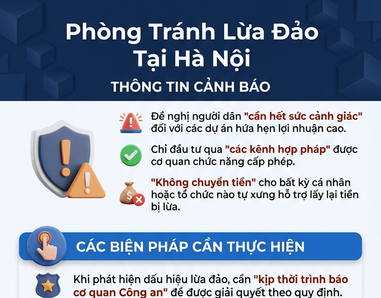 Cảnh báo thủ đoạn lừa đảo đầu tư khiến một phụ nữ tại Hà Nội mất hơn 8 tỷ đồng