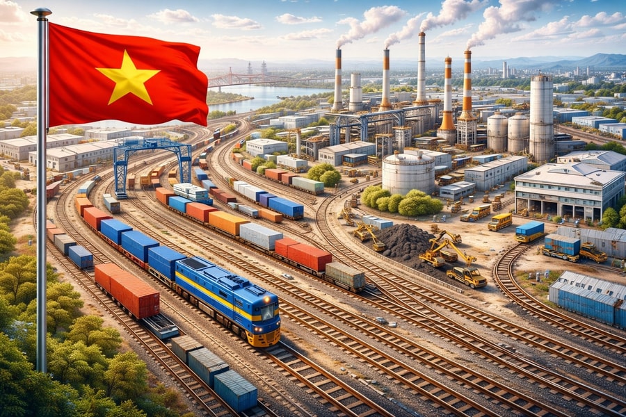 Tổ hợp công nghiệp đường sắt 17.286 tỷ đồng tại Hà Nội: Bước ngoặt tự chủ hạ tầng