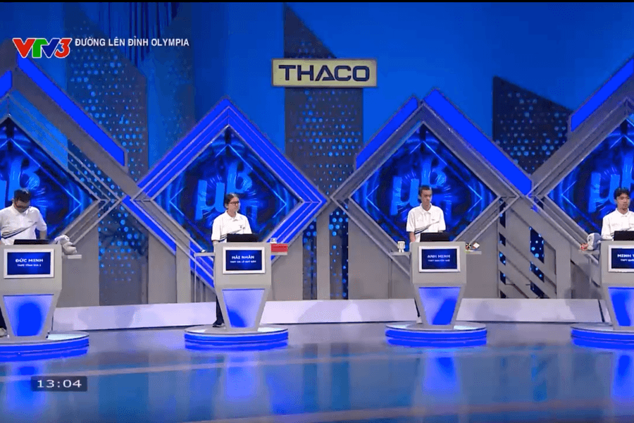 Hoàng Anh Minh giành vòng nguyệt quế cuộc thi tháng cuối quý I Đường lên đỉnh Olympia