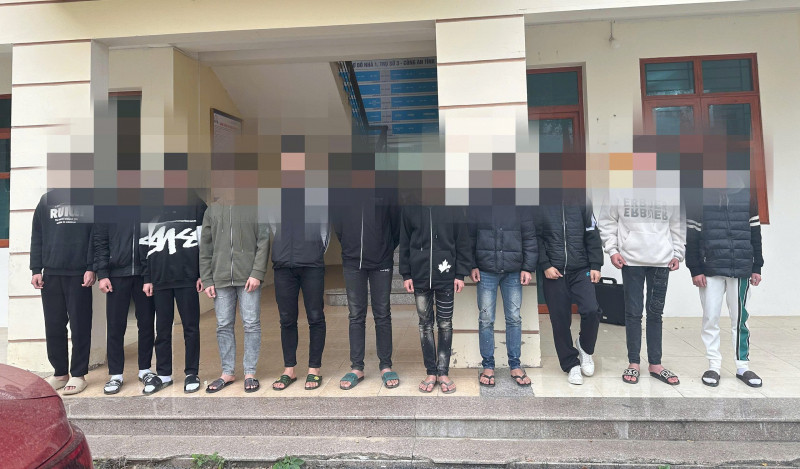 Thái Nguyên: Khởi tố 11 học sinh dùng hung khí gây rối trật tự công cộng