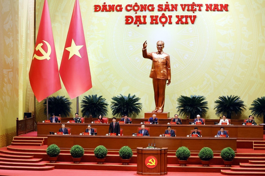 Thông cáo báo chí về ngày làm việc thứ hai Đại hội đại biểu toàn quốc lần thứ XIV của Đảng