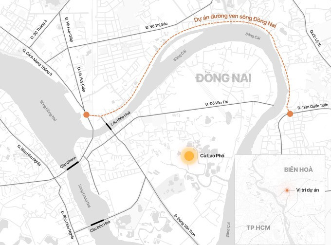 Đồng Nai khởi công dự án đường ven sông Cái gần 4.000 tỷ đồng vào tháng 2/2026