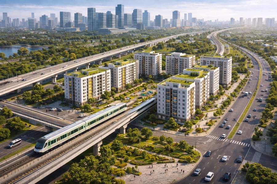 TP.HCM phát triển nhà ở xã hội dọc metro và vành đai để tạo cực tăng trưởng mới