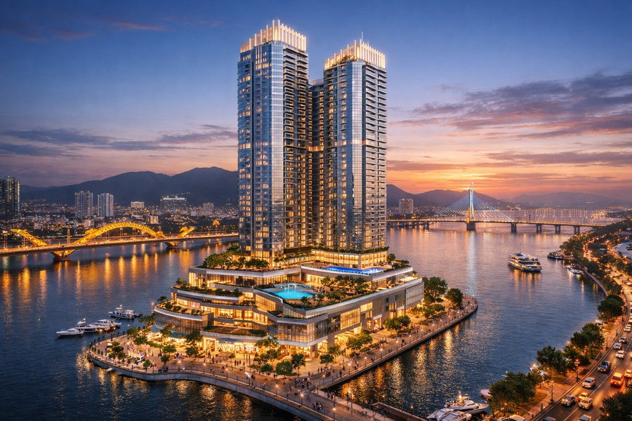 Quy hoạch dự án khu phức hợp 35 tầng ven sông Hàn tại Đà Nẵng