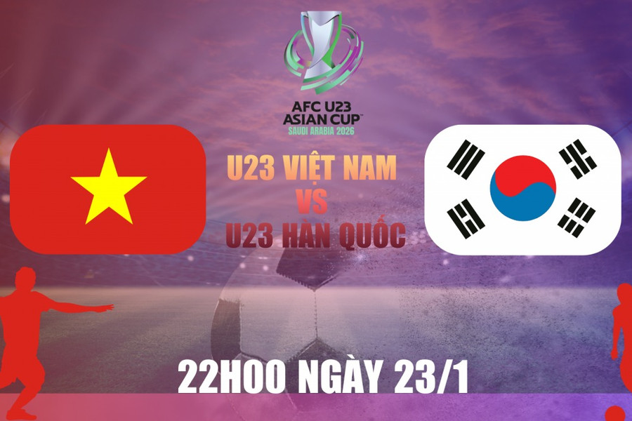Link VTVgo trực tiếp bóng đá U23 Việt Nam và U23 Hàn Quốc 23/1/2026: U23 Việt Nam thắng