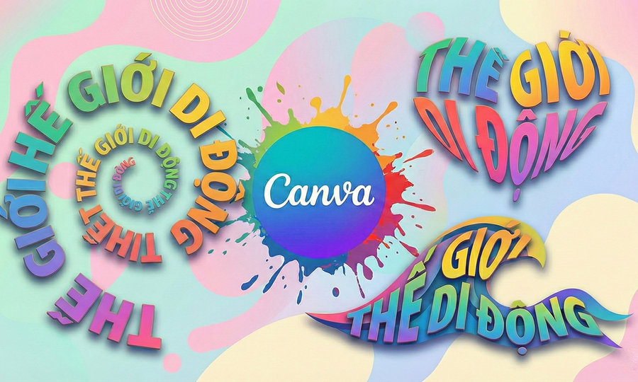Mẹo tạo chữ theo hình dạng bất kỳ trong Canva cực đơn giản bằng TypeCraft