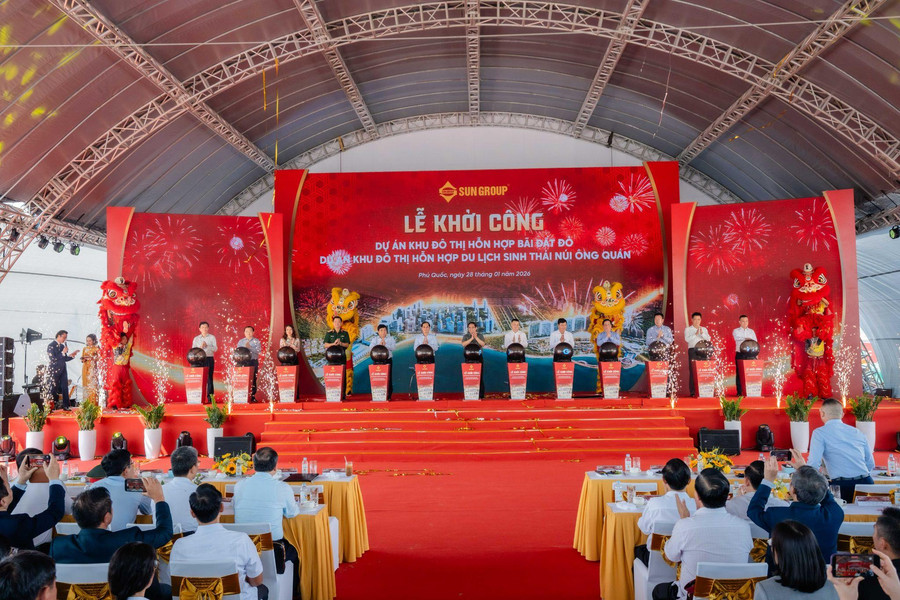 Phú Quốc khởi công 2 siêu dự án 12.000 phòng nghỉ chuẩn 5 sao phục vụ APEC 2027