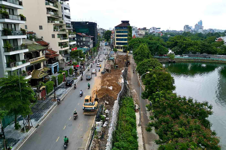 Hà Nội mở rộng đường ven Hồ Tây: Không lấy đất dân và giữ nguyên diện tích mặt nước