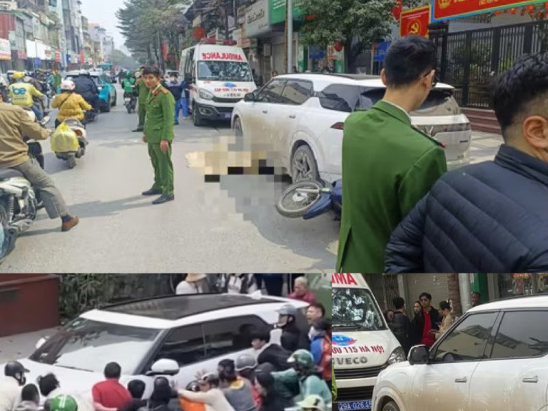 Tạm giữ tài xế xe điện lùi xe khiến 2 người thương vong trên phố Khâm Thiên