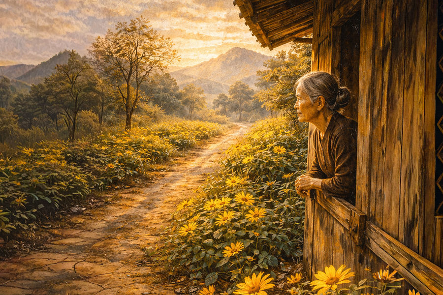 Cuối năm với mẹ