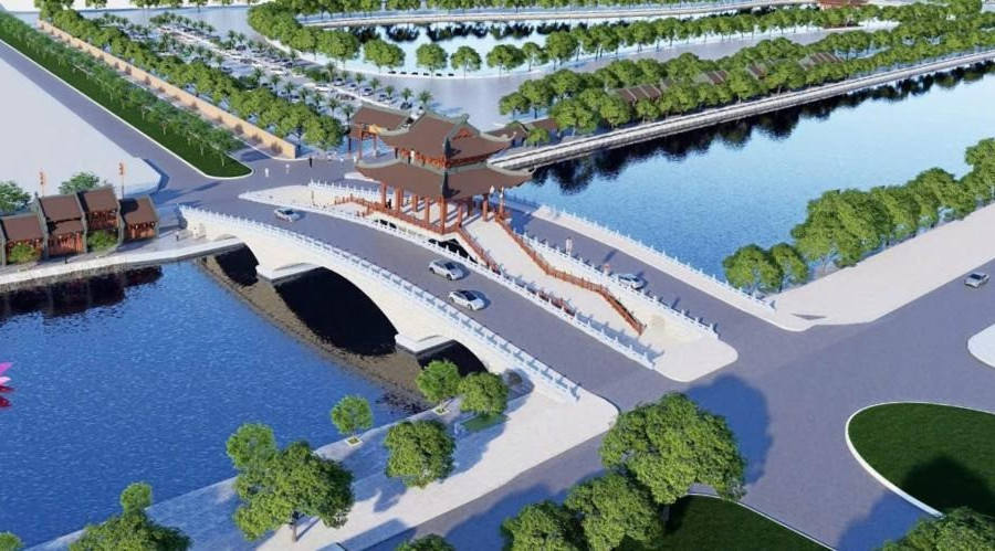 Cầu Tràng An 180 tỷ đồng mang kiến trúc cung đình sắp thông xe tại Ninh Bình