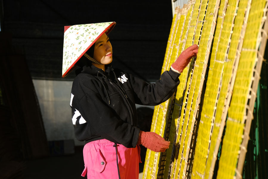 Tết vàng trên những phên tre