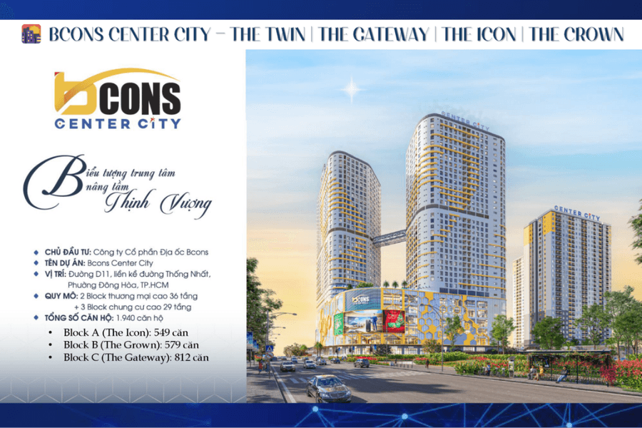 Bcons Center City: Vị trí Làng Đại học, tiềm năng đầu tư
