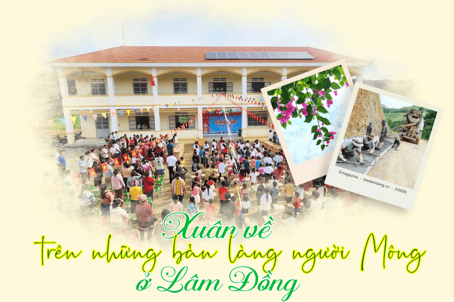 Xuân về trên những bản làng người Mông ở Lâm Đồng