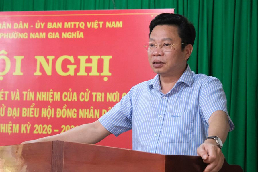100% cử tri thống nhất giới thiệu Chủ tịch HĐND tỉnh Lưu Văn Trung ứng cử đại biểu HĐND tỉnh Lâm Đồng
