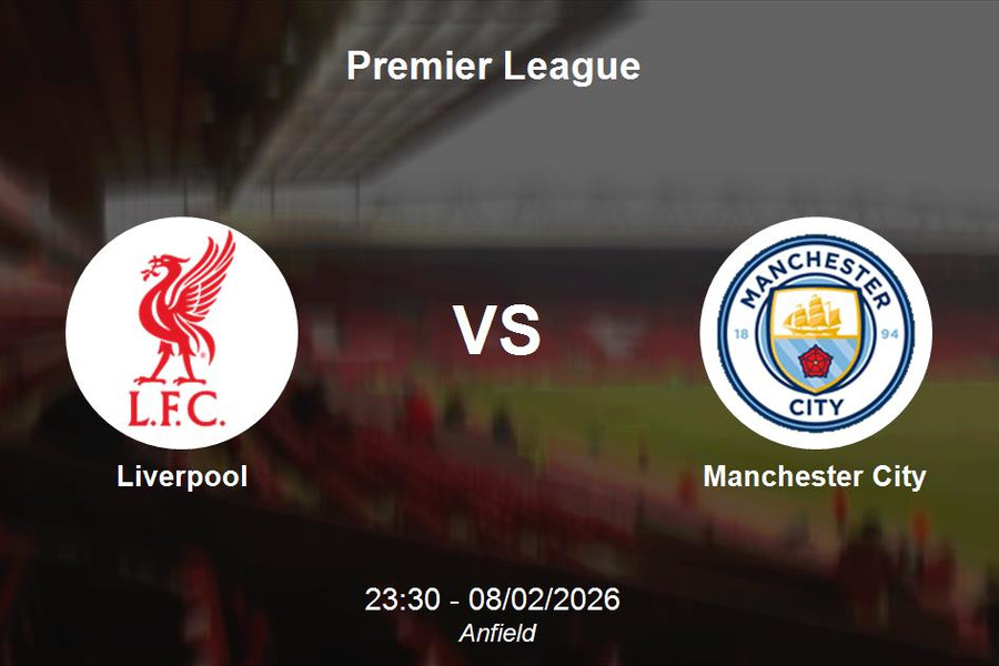 Nhận định Liverpool vs Manchester City - Đại chiến tại Anfield vòng 24 Premier League