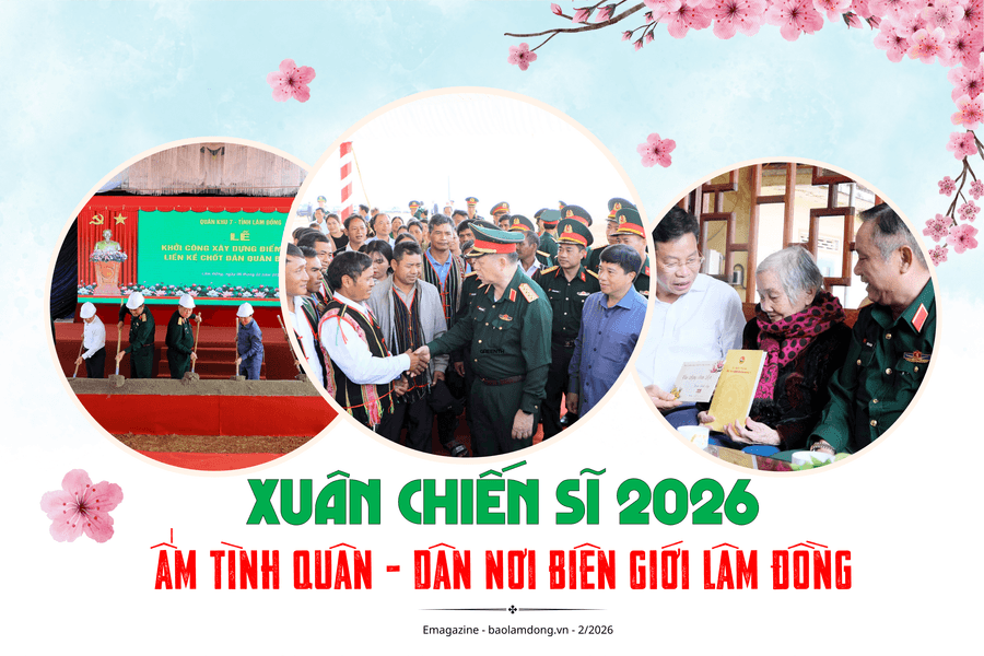 Xuân Chiến sĩ 2026: Ấm tình quân – dân nơi biên giới Lâm Đồng