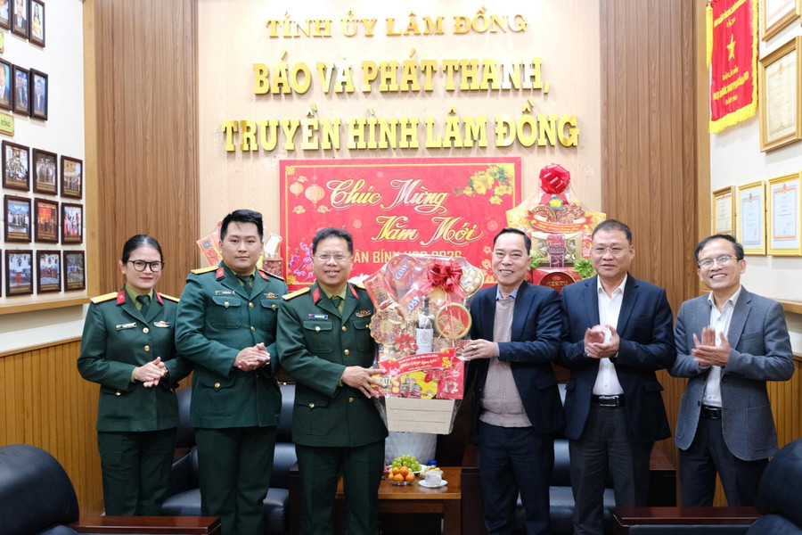 Các địa phương, đơn vị thăm, chúc Tết Báo và Phát thanh, Truyền hình Lâm Đồng