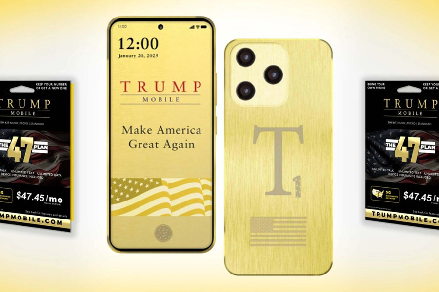Trump T1 Phone lộ diện: Thay đổi thiết kế và điều chỉnh nguồn gốc sản xuất