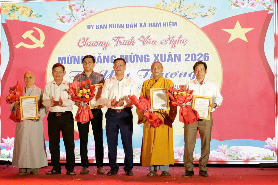 Hàm Kiệm tổ chức văn nghệ Mừng Đảng – Mừng Xuân 2026 với “Tết yêu thương”.