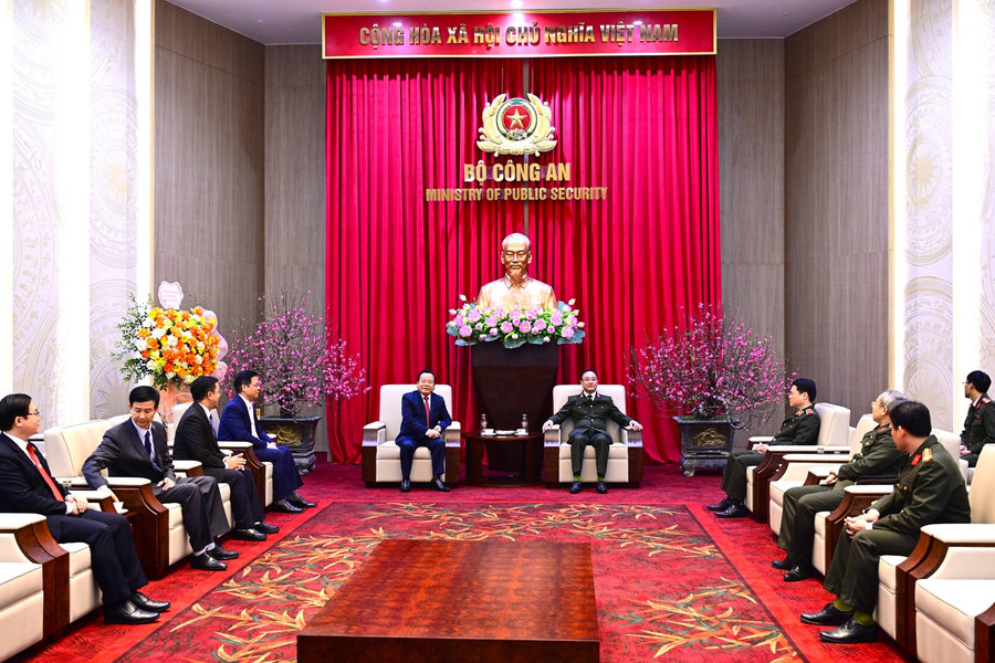 Thứ trưởng Phạm Thế Tùng tiếp đoàn Hội thánh Tin lành Việt Nam (miền Bắc) chúc Tết