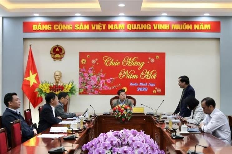 Lâm Đồng họp nghe báo cáo tình hình xây dựng phần mềm quản lý chuyên ngành