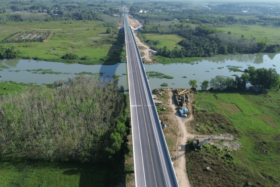 Hoàn thành cầu Thanh An 600m vượt sông Sài Gòn nối TP.HCM và Tây Ninh