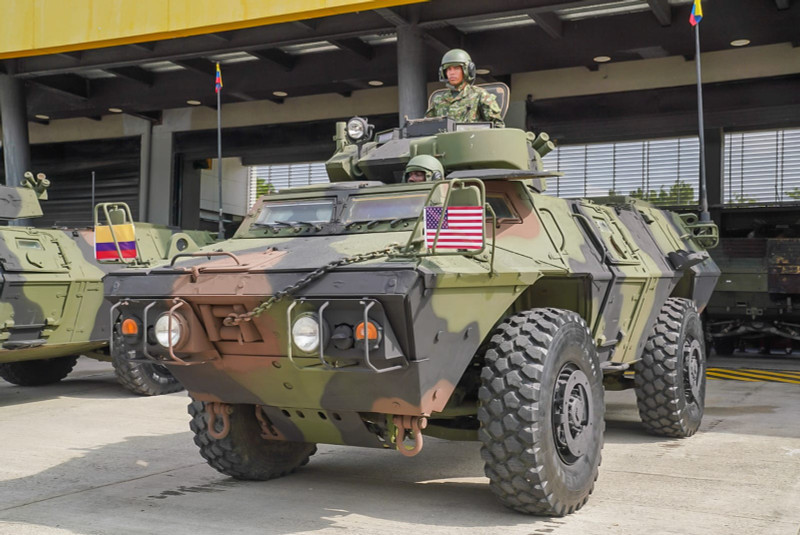 Mỹ bàn giao lô xe bọc thép M1117 Guardian mới nhằm tăng cường an ninh cho Colombia