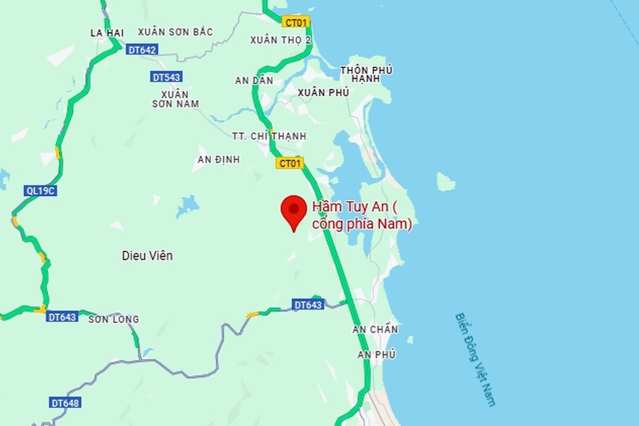 Cao tốc Chí Thạnh - Vân Phong: Đề xuất lùi thời hạn thông xe đoạn 36km dịp Tết 2026