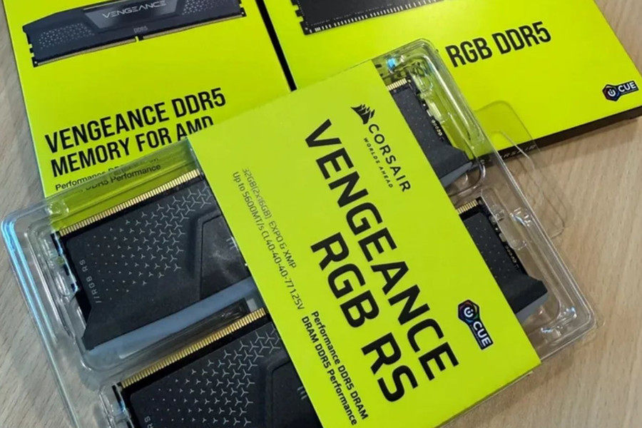 Corsair thay đổi bao bì RAM DDR5: Giải pháp ngăn chặn hàng giả khi giá linh kiện leo thang