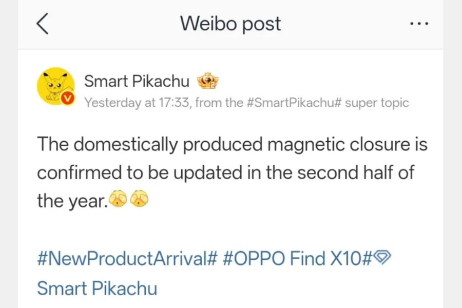 OPPO Find X10 rò rỉ tính năng sạc nam châm từ tính tương tự MagSafe trên iPhone