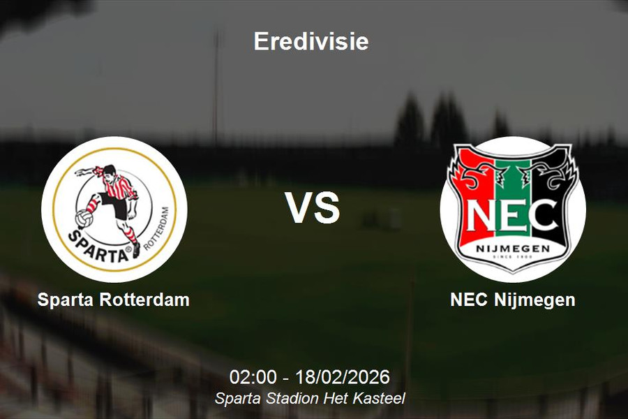 Nhận định Sparta Rotterdam vs NEC Nijmegen - Eredivisie