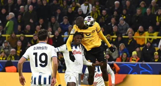 Dortmund áp đảo Atalanta 2-0: Guirassy rực sáng tại Signal Iduna Park