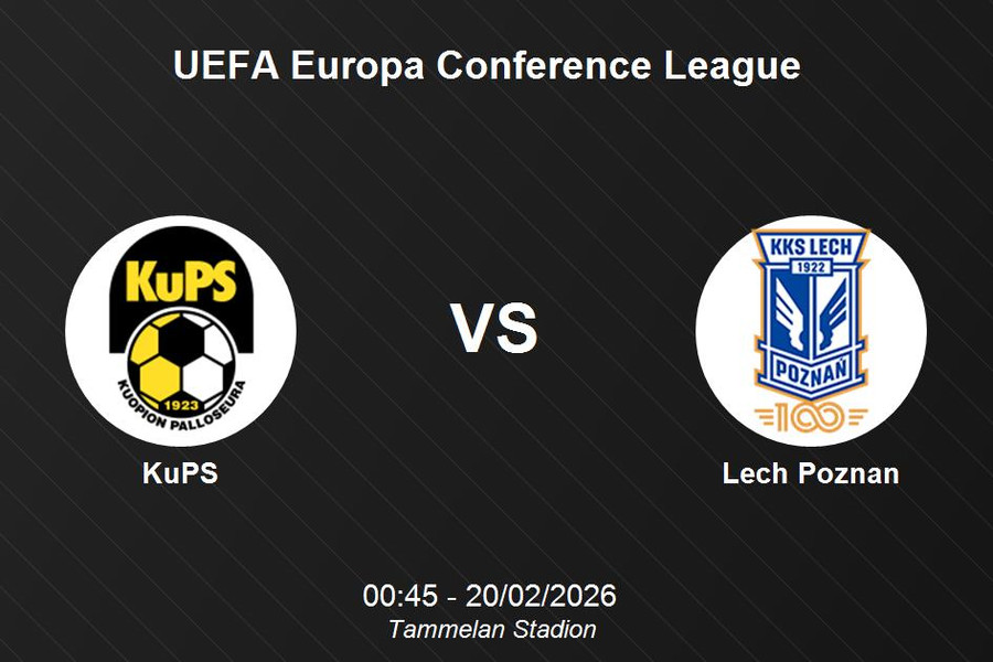 Nhận định KuPS vs Lech Poznan - UEFA Europa Conference League: Điểm tựa Tammelan Stadion