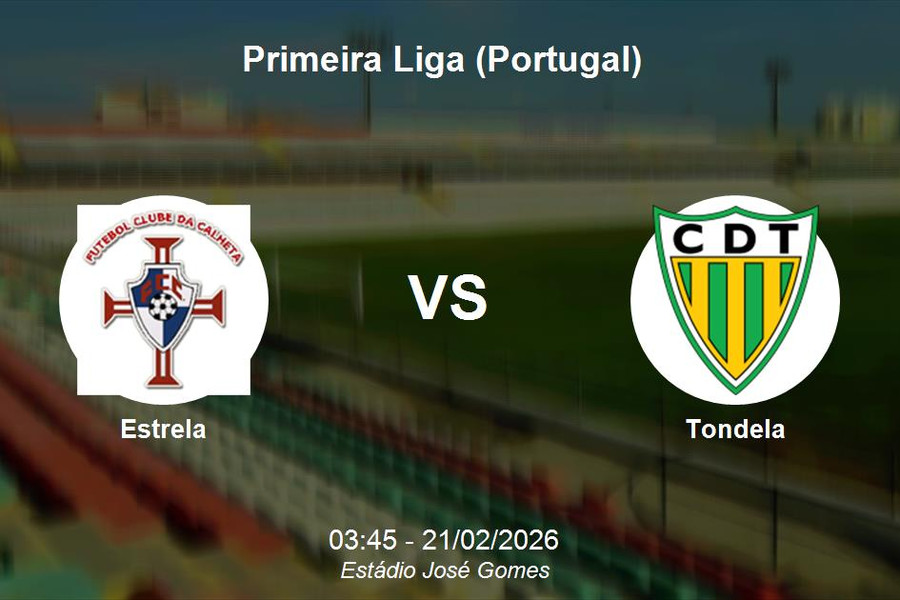 Nhận định Estrela vs Tondela - Primeira Liga (Portugal): Điểm tựa sân nhà Estádio José Gomes