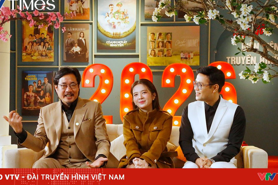 Dàn diễn viên phim truyền hình gửi lời chúc đầu xuân tới độc giả Thời báo VTV